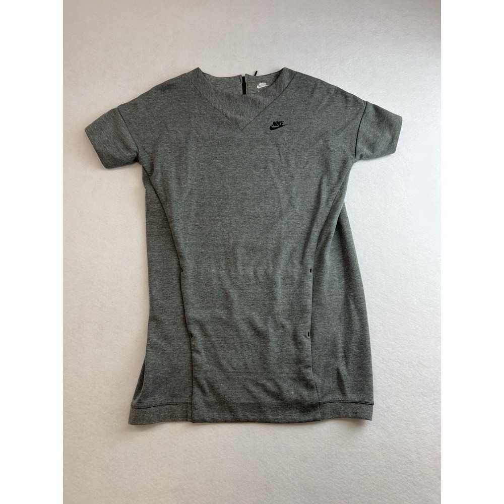 Womens Nike NSW Sportswear Dress Sz M Grey 803573 063 Tech